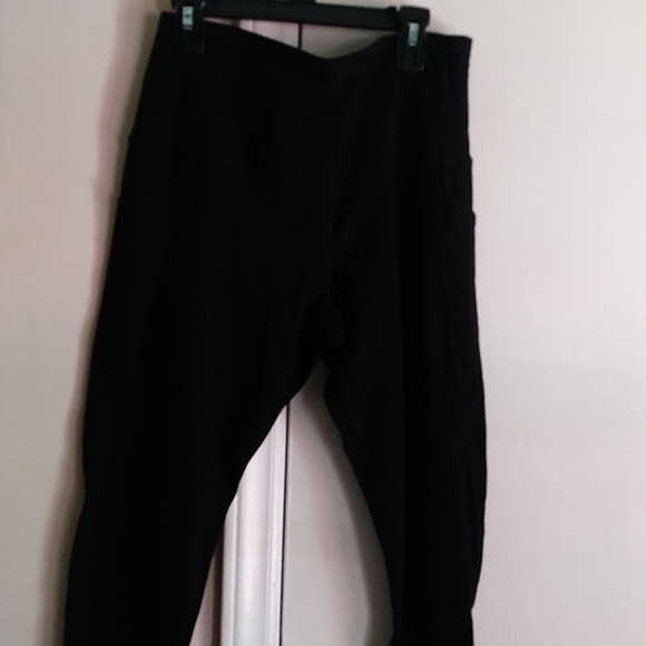 New with tag stretch Jersey, high rise waist, size med., jockey leggings, black - Picture 1 of 3